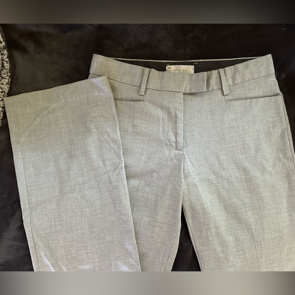 GAP Charcoal Modern Boot Pants